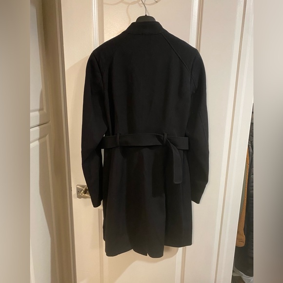 Kenneth Cole Moto Trench Coat L - Picture 5 of 8